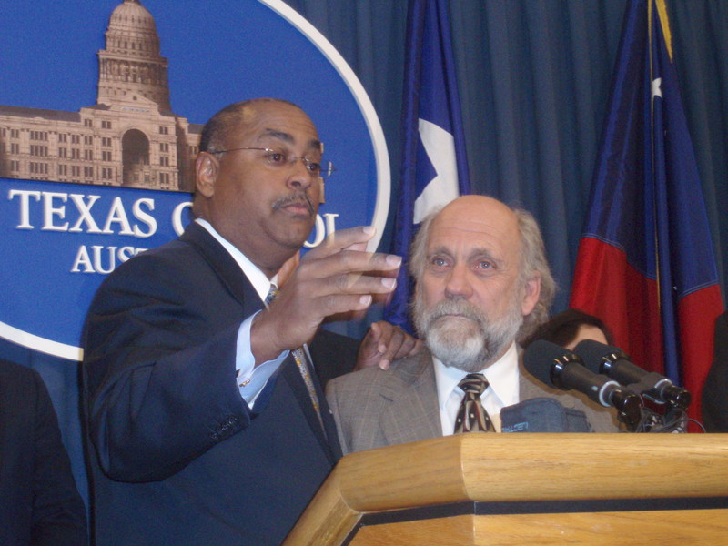 Public Citizen Director Tom "Smitty" Smith and Senator Rodney Ellis