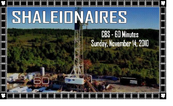 60 Minutes Segment on Fracking