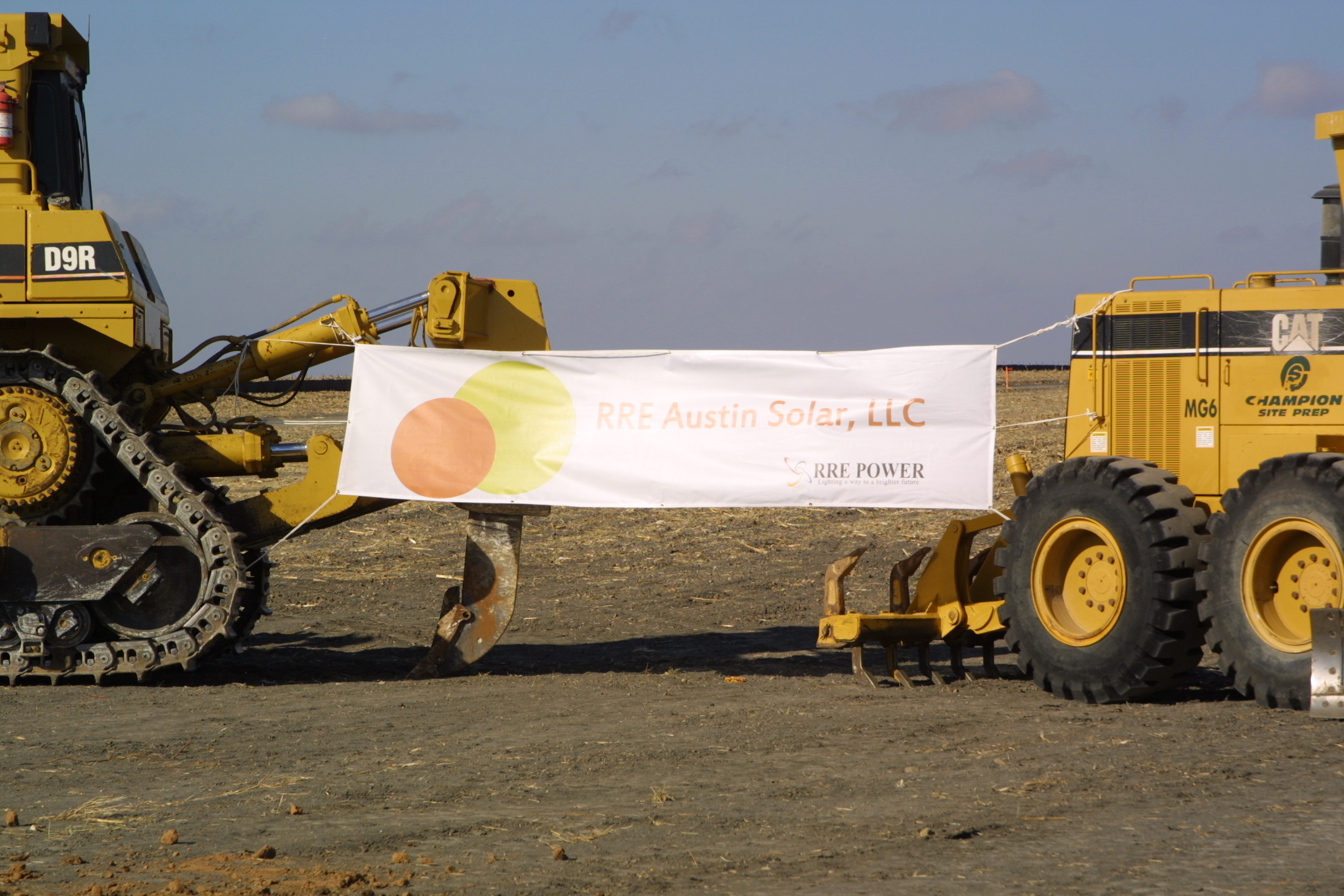 RRE Solar Austin ground breaking