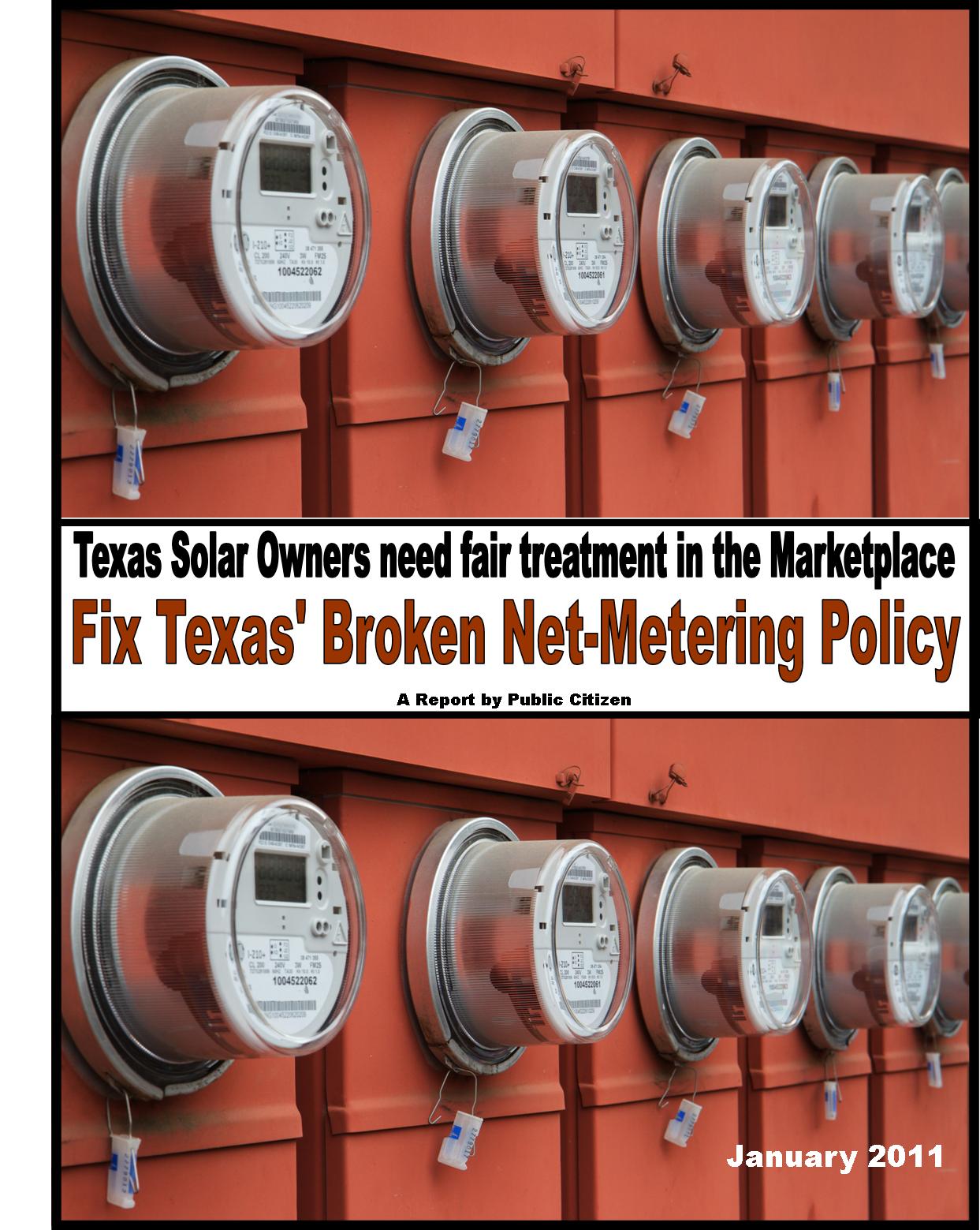 Texas Net-Metering Report 