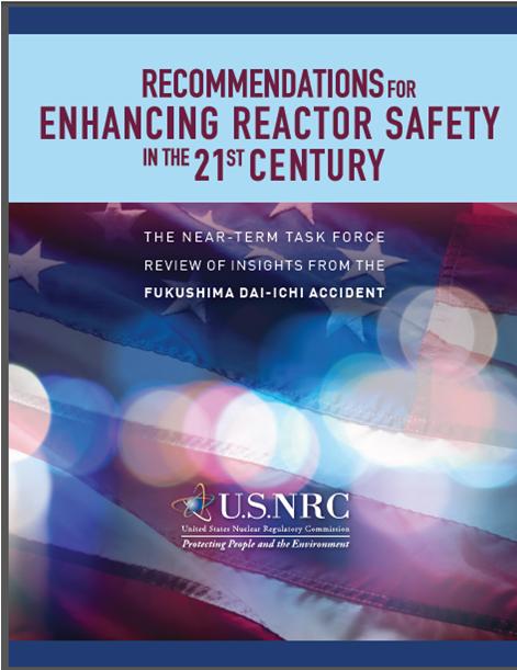 NRC Japan Task Force Report Cover